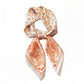 Paisley Floral Square Scarf Elegant Vintage Print Neck Wrap