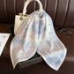 Vintage Paisley Print Square Scarf Elegant Soft Fashion Neck Head Wrap