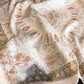 Vintage Paisley Print Square Scarf Elegant Soft Fashion Neck Head Wrap