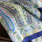 Vintage Paisley Square Scarf Elegant Boho Print Neck Wrap