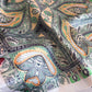 Vintage Paisley Square Scarf Elegant Boho Print Neck Wrap