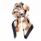Geometric Square Scarf Modern Checkerboard Print Fashion Neck Wrap