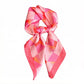Geometric Square Scarf Modern Checkerboard Print Fashion Neck Wrap
