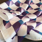 Geometric Square Scarf Modern Checkerboard Print Fashion Neck Wrap