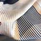 Modern Colorblock Stripe Square Scarf Elegant Fashion Neck Wrap