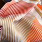 Modern Colorblock Stripe Square Scarf Elegant Fashion Neck Wrap