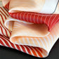 Modern Colorblock Stripe Square Scarf Elegant Fashion Neck Wrap
