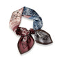 Paisley Print Satin Square Scarf 27.5 x 27.5 Inches