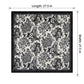 Square Paisley Silk Feel Scarf Lightweight Printed Neck Hair Scarf 27.5 Inch
