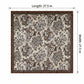 Square Paisley Silk Feel Scarf Lightweight Printed Neck Hair Scarf 27.5 Inch