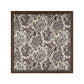Square Paisley Silk Feel Scarf Lightweight Printed Neck Hair Scarf 27.5 Inch