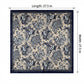 Square Paisley Silk Feel Scarf Lightweight Printed Neck Hair Scarf 27.5 Inch