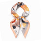 Square Cat Print Silk Feel Satin Scarf Cute Animal Neck Wrap 27.5 Inch
