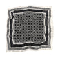 Square Geometric Satin Scarf Silk Feel Head Wrap Bandana 35 Inch