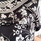 Vintage Floral Print Satin Square Scarf 35 x 35 Inches Head Scarf for Women