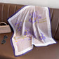 Square Satin Neck Scarf 27.5 Inch Floral Print Hair Head Neck Bandana Fashion Scarf