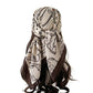 Large Equestrian Square Scarf 35 Inch Lightweight Fashion Neck Hair Shawl Wrap