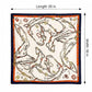 Large Equestrian Square Scarf 35 Inch Lightweight Fashion Neck Hair Shawl Wrap