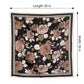 Large Floral Square Scarf 35 Inch Lightweight Fashion Head Neck Shawl Wrap