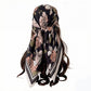 Large Floral Square Scarf 35 Inch Lightweight Fashion Head Neck Shawl Wrap