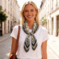 Large Botanical Square Scarf 35 Inch Lightweight Fashion Neck Hair Shawl Wrap