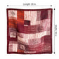 Large Abstract Square Scarf 35 Inch Lightweight Fashion Neck Hair Shawl Wrap