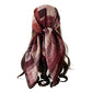 Large Abstract Square Scarf 35 Inch Lightweight Fashion Neck Hair Shawl Wrap