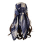 Large Abstract Square Scarf 35 Inch Lightweight Fashion Neck Hair Shawl Wrap