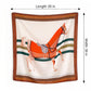 Horse Print Large Square Scarf Lightweight Neck Hair Shawl Wrap 35 x 35 Inch