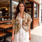 Landscape Floral Square Scarf Large Lightweight Neck Hair Shawl Wrap 35 Inch