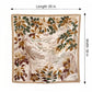 Landscape Floral Square Scarf Large Lightweight Neck Hair Shawl Wrap 35 Inch