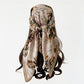 Landscape Floral Square Scarf Large Lightweight Neck Hair Shawl Wrap 35 Inch