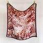 Landscape Floral Square Scarf Large Lightweight Neck Hair Shawl Wrap 35 Inch