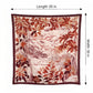 Landscape Floral Square Scarf Large Lightweight Neck Hair Shawl Wrap 35 Inch