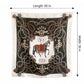 Horse Print Large Square Scarf Lightweight Neck Hair Shawl Wrap 35 x 35 Inch