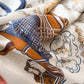 Horse Print Large Square Scarf Lightweight Neck Hair Shawl Wrap 35 x 35 Inch