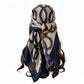 Horse Print Large Square Scarf Lightweight Neck Hair Shawl Wrap 35 x 35 Inch