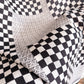 Checkered Large Square Scarf Lightweight Head Neck Hair Wrap 35 Inch