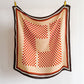 Checkered Large Square Scarf Lightweight Head Neck Hair Wrap 35 Inch