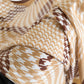 Houndstooth Large Square Scarf Lightweight Head Neck Hair Wrap 35 Inch