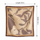 Houndstooth Large Square Scarf Lightweight Head Neck Hair Wrap 35 Inch