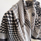 Houndstooth Large Square Scarf Lightweight Head Neck Hair Wrap 35 Inch