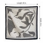 Houndstooth Large Square Scarf Lightweight Head Neck Hair Wrap 35 Inch