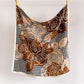 Floral Large Square Scarf Lightweight Head Neck Hair Wrap Shawl 35 Inch