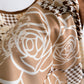 Floral Large Square Scarf Lightweight Head Neck Hair Wrap Shawl 35 Inch