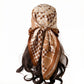 Floral Large Square Scarf Lightweight Head Neck Hair Wrap Shawl 35 Inch