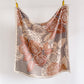 Floral Large Square Scarf Lightweight Head Neck Hair Wrap Shawl 35 Inch