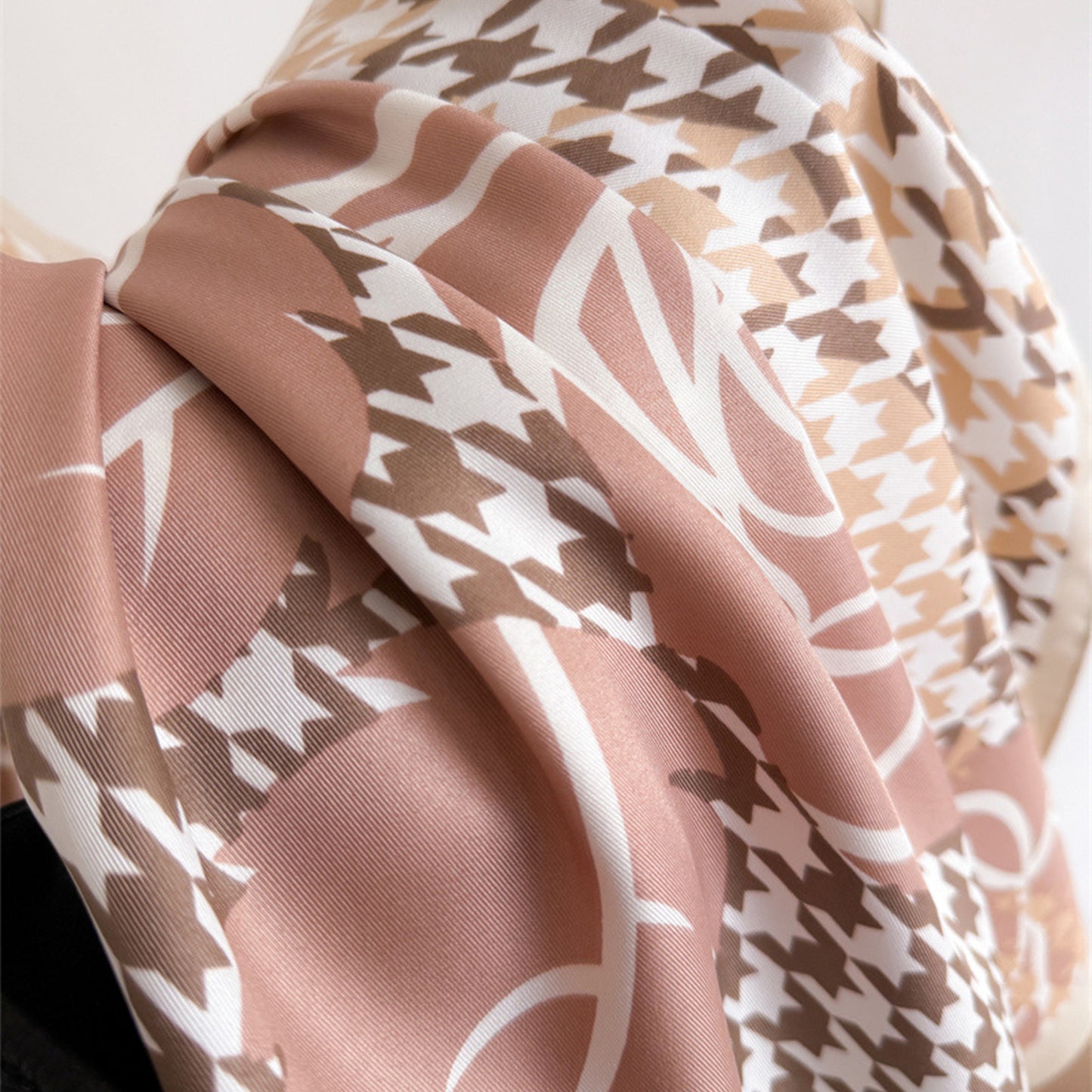 Floral Large Square Scarf Lightweight Head Neck Hair Wrap Shawl 35 Inch