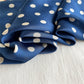 Polka Dot Square Satin Scarf Lightweight Hair Neck Fashion Accessory