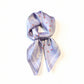 Paisley Cherry Print Square Satin Scarf Lightweight Hair Neck Accessory